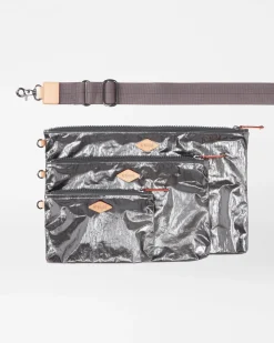 MZ Wallace Metro|The Metro Tote® Deluxe|The Metro Tote® Deluxe - Large AnthraciteMetallic