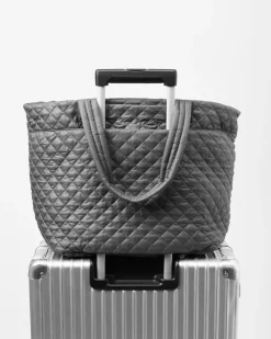 MZ Wallace Metro|The Metro Tote® Deluxe|The Metro Tote® Deluxe - Large AnthraciteMetallic