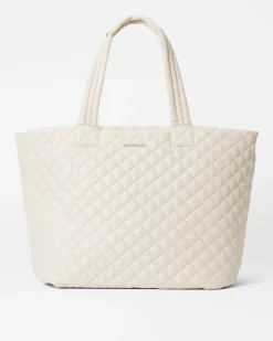 MZ Wallace Metro|Totes|The Metro Tote® Deluxe - Large Sandshell