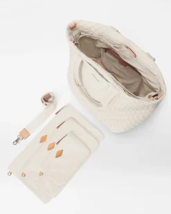 MZ Wallace Metro|Totes|The Metro Tote® Deluxe - Large Sandshell