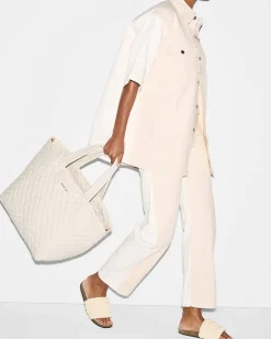 MZ Wallace Metro|Totes|The Metro Tote® Deluxe - Large Sandshell