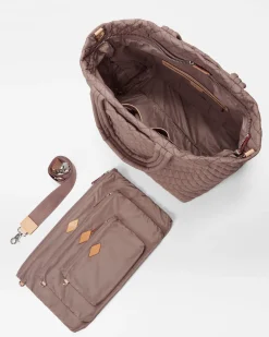 MZ Wallace Metro|Totes|The Metro Tote® Deluxe - Large Mauve