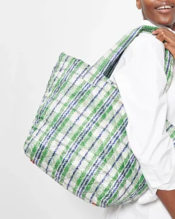 MZ Wallace Metro|Totes|The Metro Tote® Deluxe - Medium Plaid