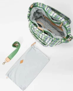 MZ Wallace Metro|Totes|The Metro Tote® Deluxe - Medium Plaid