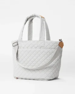 MZ Wallace Metro|Totes|The Metro Tote® Deluxe - Medium PebbleLiquid