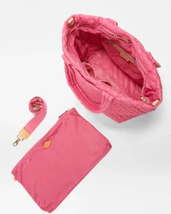 MZ Wallace Metro|Totes|The Metro Tote® Deluxe - Medium Zinnia