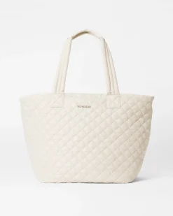 MZ Wallace Metro|Totes|The Metro Tote® Deluxe - Medium Sandshell