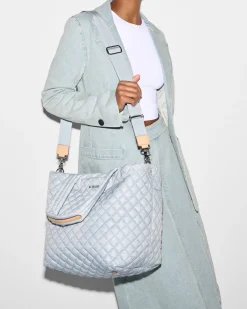 MZ Wallace Metro|Totes|The Metro Tote® Deluxe - Medium Chambray