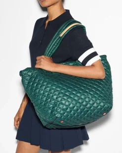 MZ Wallace Metro|Totes|The Metro Tote® Deluxe - Medium Emerald