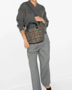 MZ Wallace Totes|Metro|The Metro Tote® Deluxe - Mini GoldMultiTweed