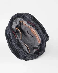 MZ Wallace Metro|Crossbody|The Metro Tote® Deluxe - Mini BlackRec