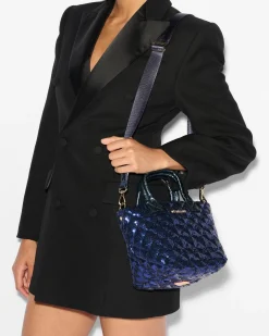 MZ Wallace Metro|The Metro Tote® Deluxe|The Metro Tote® Deluxe - Micro SapphireSequin