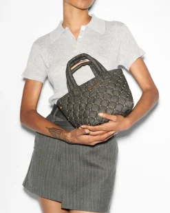 MZ Wallace Metro|Totes|The Metro Tote® Deluxe - Micro TrueCharcoalDenim