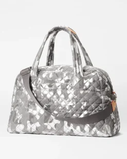 MZ Wallace Metro|Duffels|Travel Jim SilverMetallicCamo
