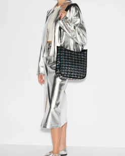 MZ Wallace Crossbody|Woven Box Crossbody MidnightWoven