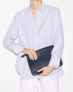 MZ Wallace Accessories|Woven Metro Clutch Dawn
