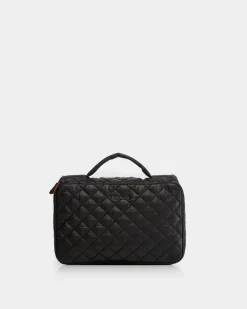 MZ Wallace Metro|Accessories|Zip Round Cosmetic BlackRec